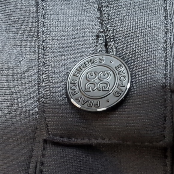 G/Fore The Tour 5 Pocket Black Golf Pants Polyester Size 36x32 In Onyx Black - Picture 8 of 14